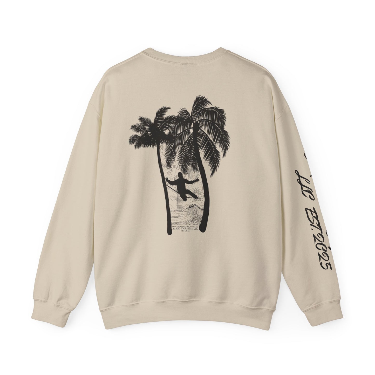 Adventure Vibes Slack The Line Crew Neck