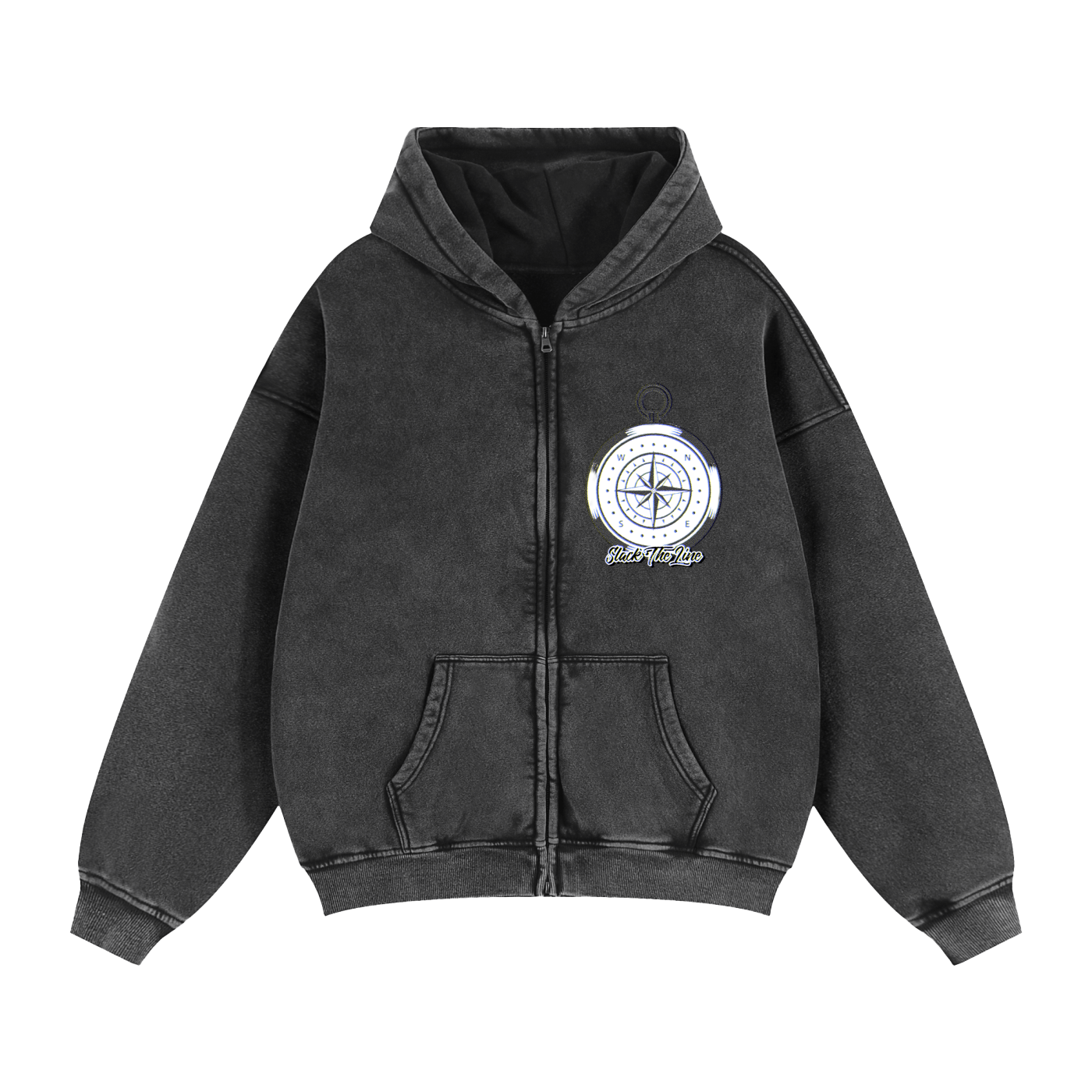 Slack The World Vintage Zip-Jacket