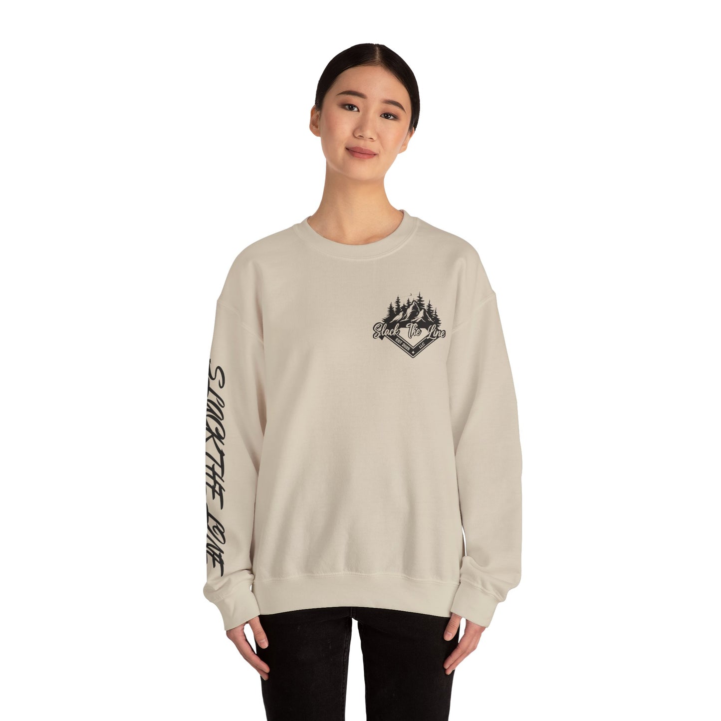 Adventure Vibes Slack The Line Crew Neck