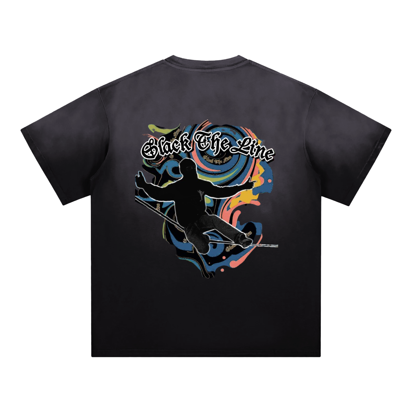 Sunfade Slack The Line Graffiti T-Shirt